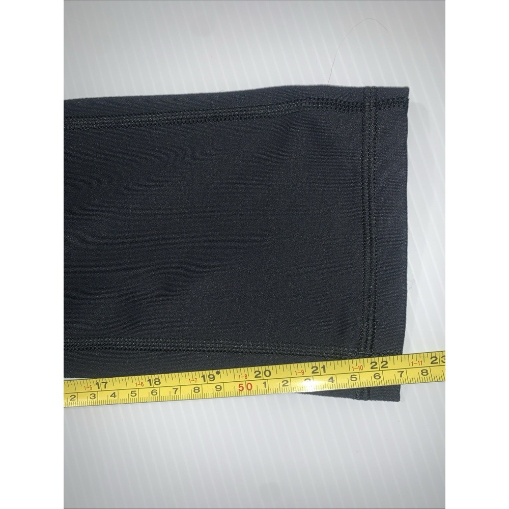 Under Armour Women's Small Mid Rise Ankle Leggings Black Athletic Activewear Gym - Picture 8 of 8